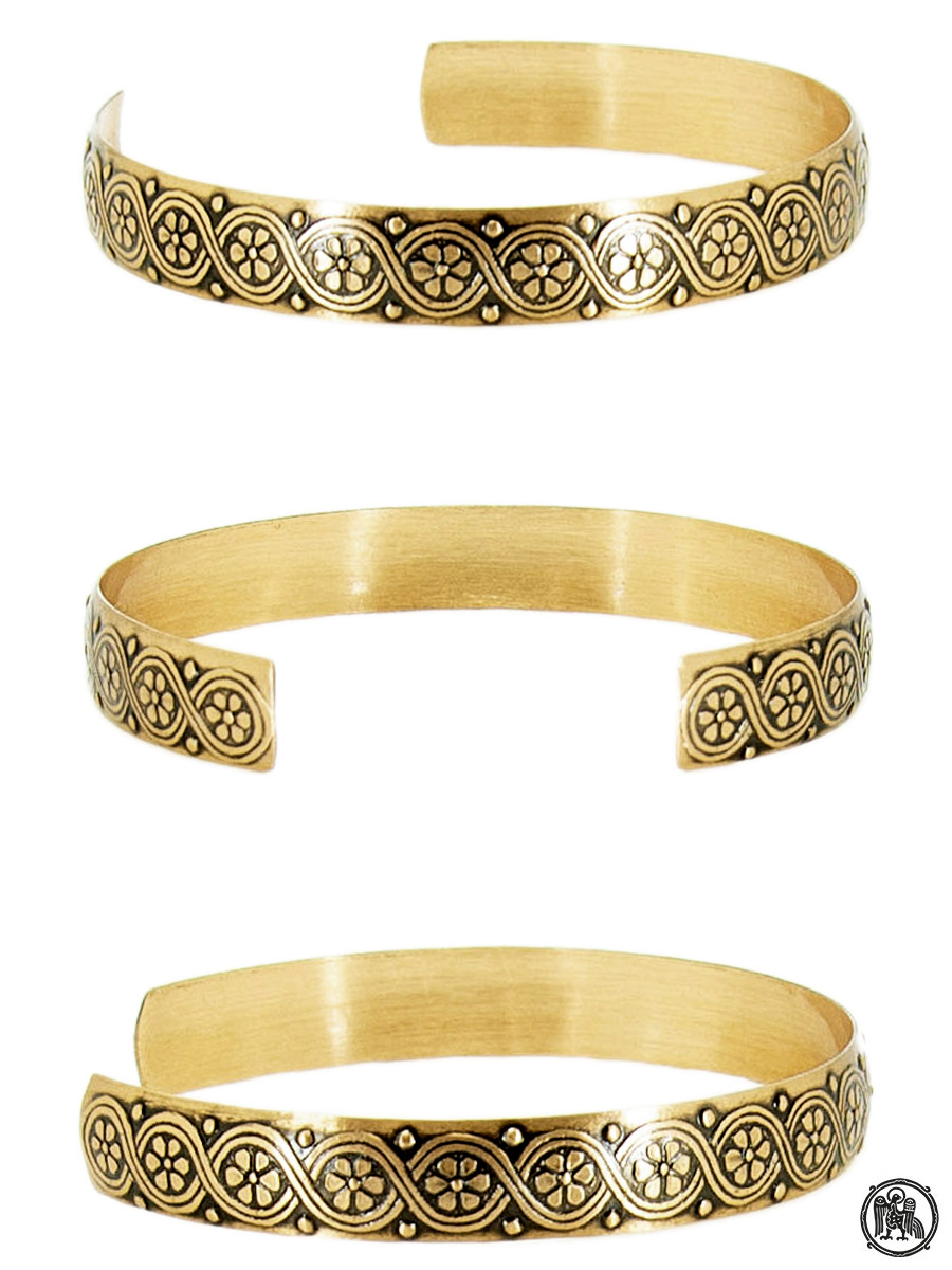 Bracelet "Flowers and grains"
