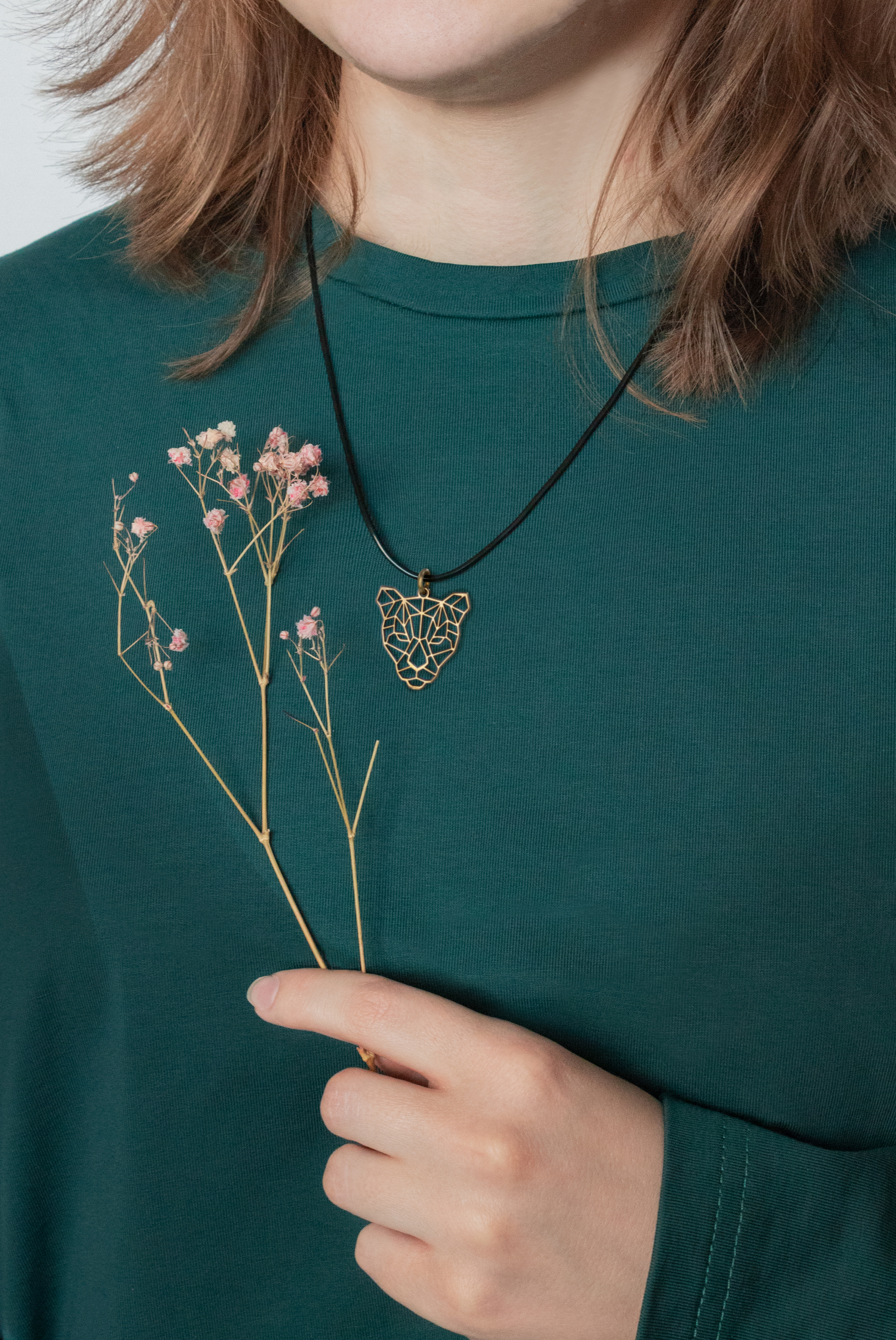 Подвеска "Геометрическая пантера"