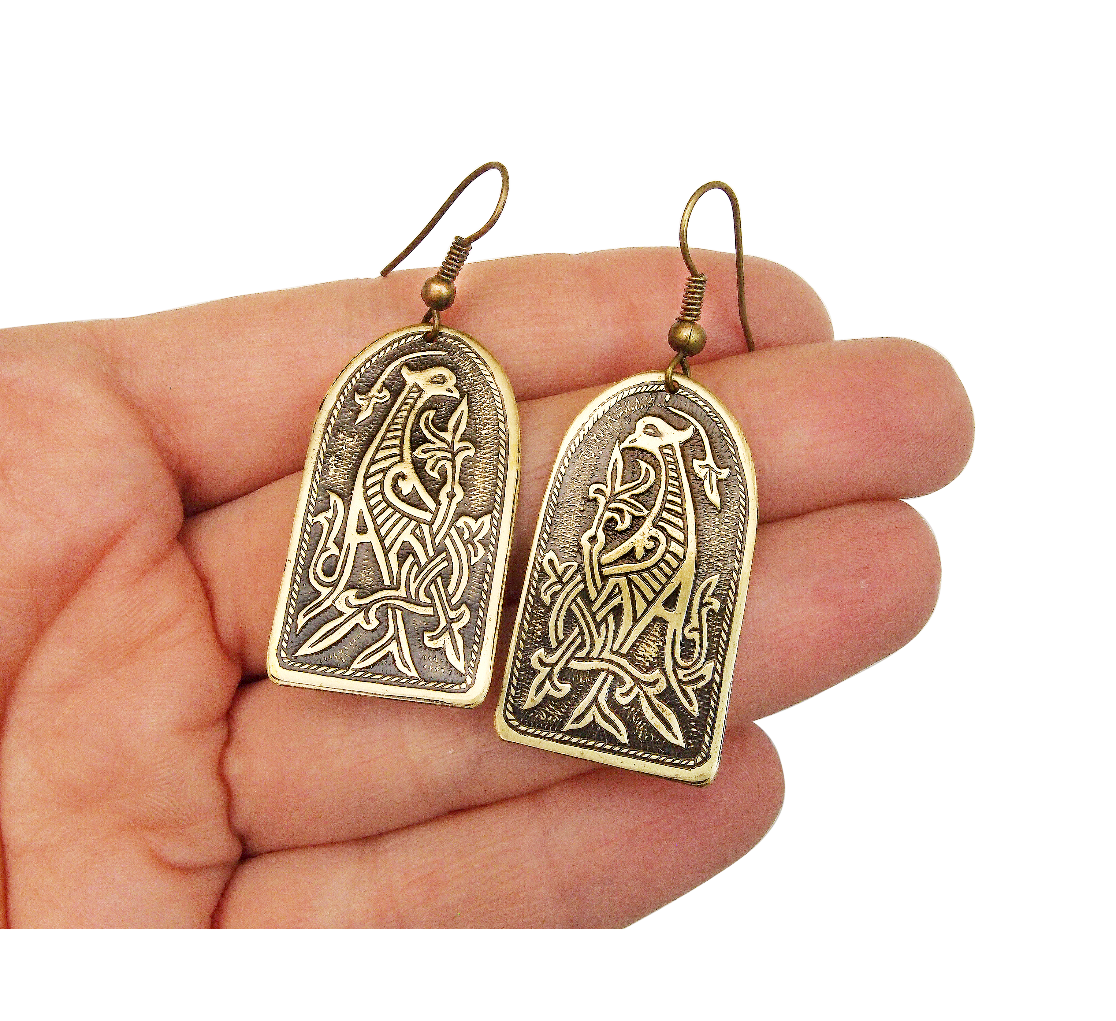 Earrings "Kiev bird"