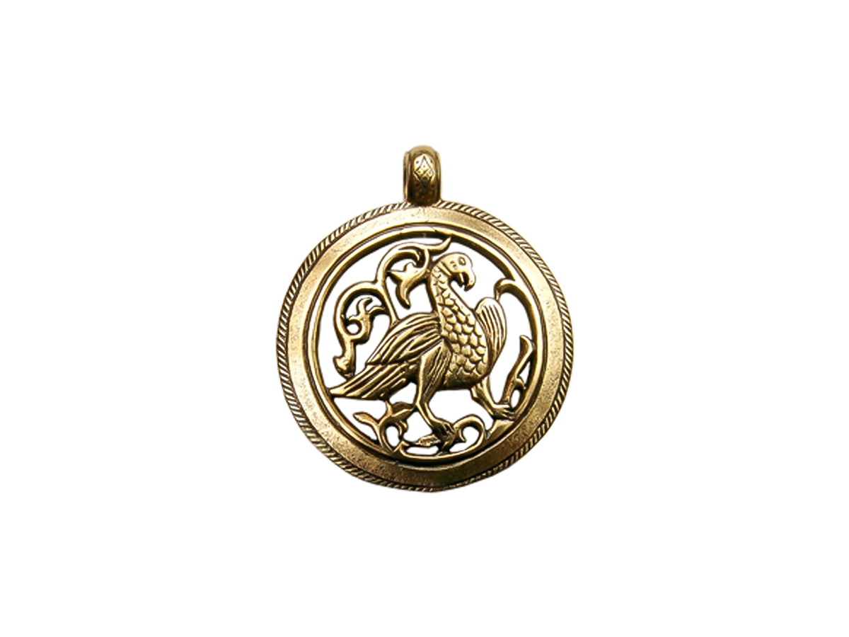 Slotted pendant "Suzdal bird"