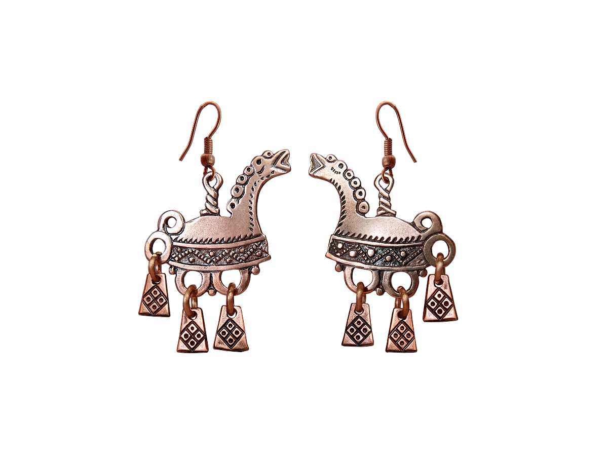 Earrings "Skates from the Begunitsy village"