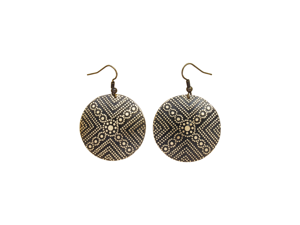 Earrings "Arable land"