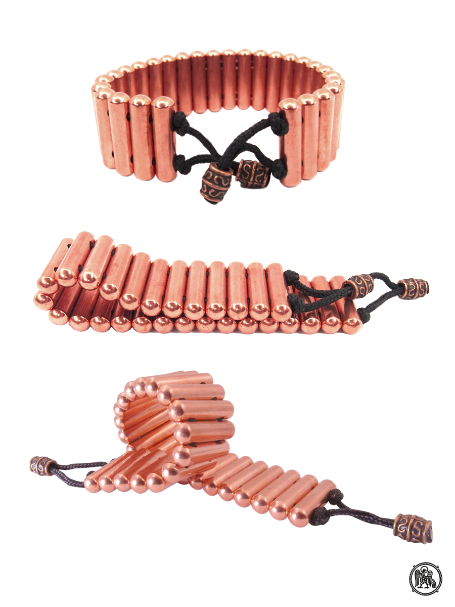 Copper rosary No. 1 with beads