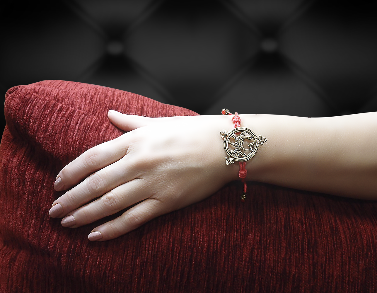 Bracelet-lace "Turtle-dove"