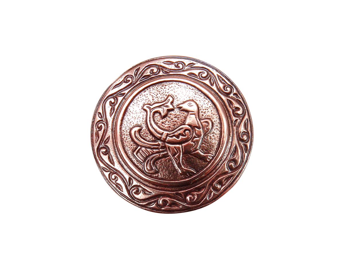 Brooch "Turtle-dove"