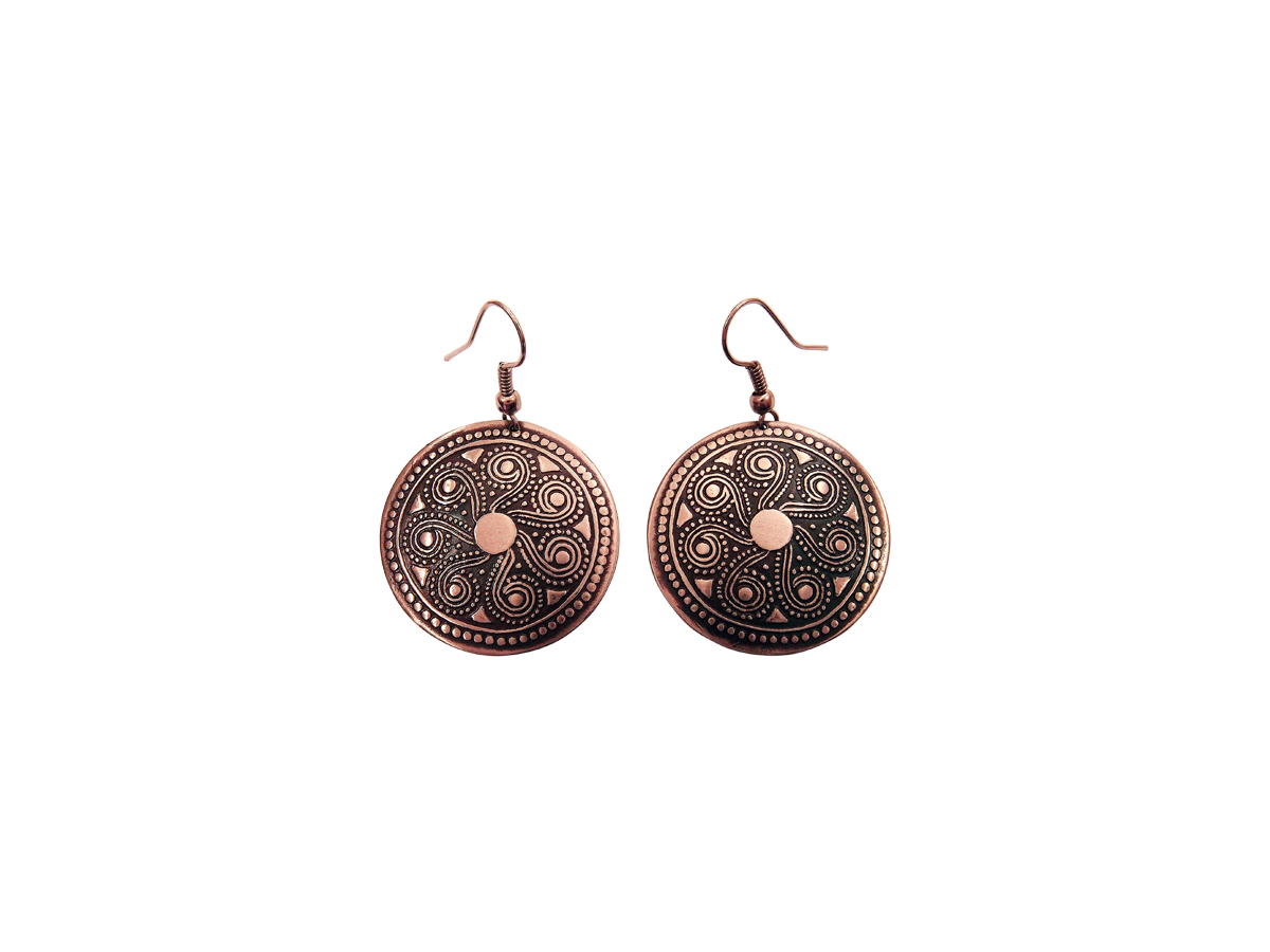 Earrings "Segner's wheel"