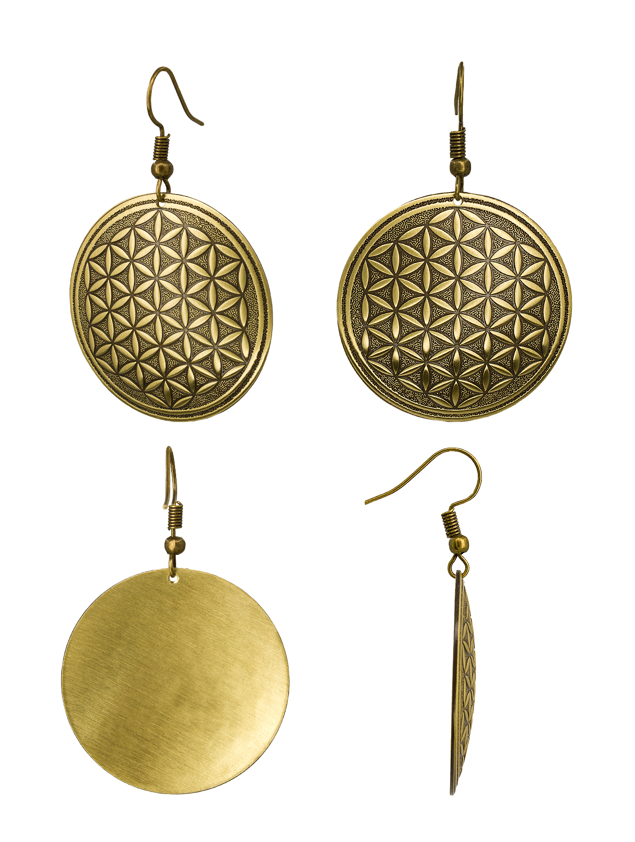 Серьги "Цветок жизни"