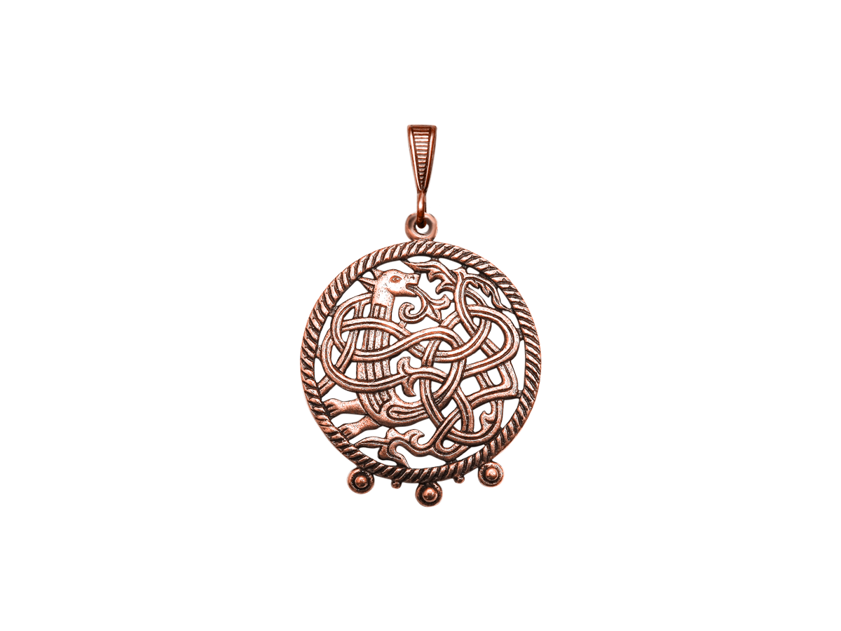 Slotted pendant "Unknown animal"