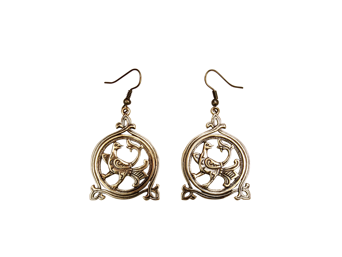 Earrings slotted "Turtle"