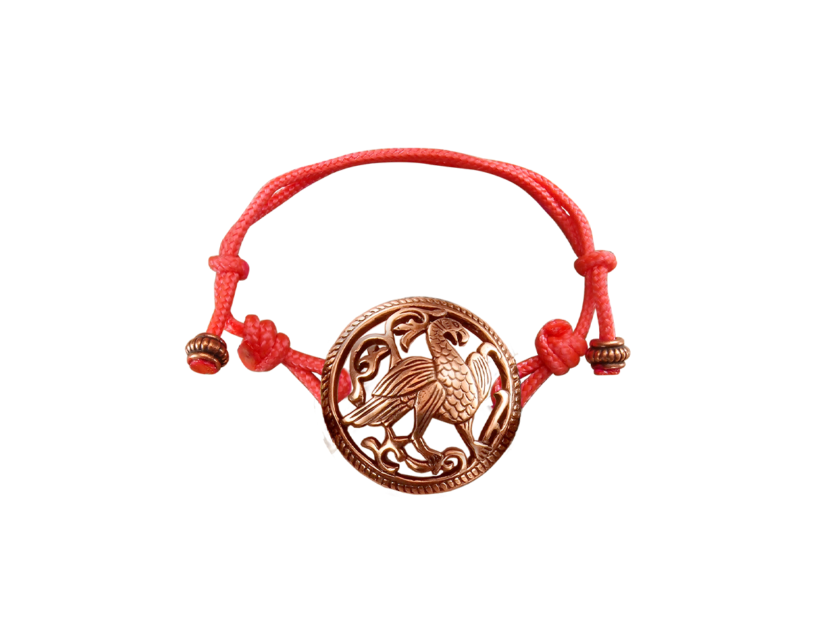 Bracelet-lace "Suzdal bird"