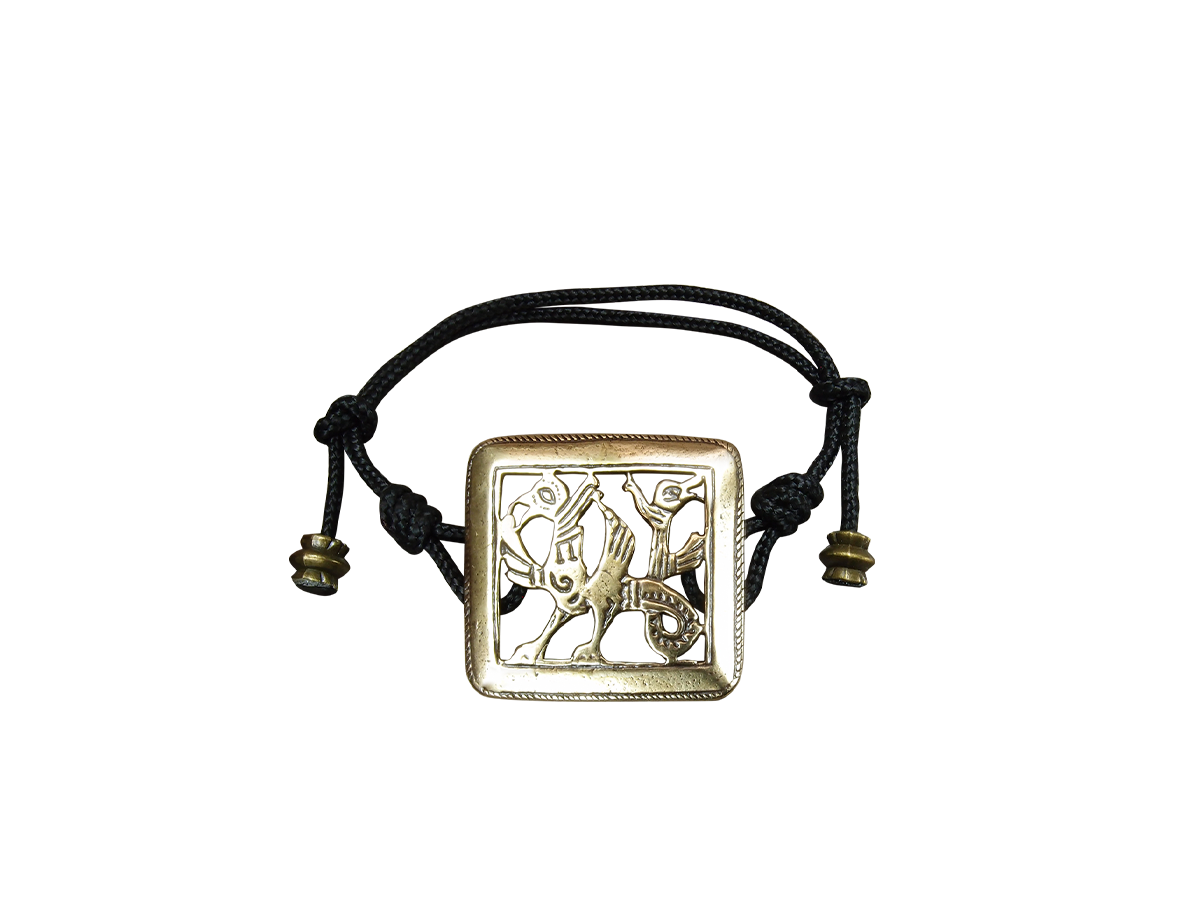 Bracelet-lace "Double-headed griffin"