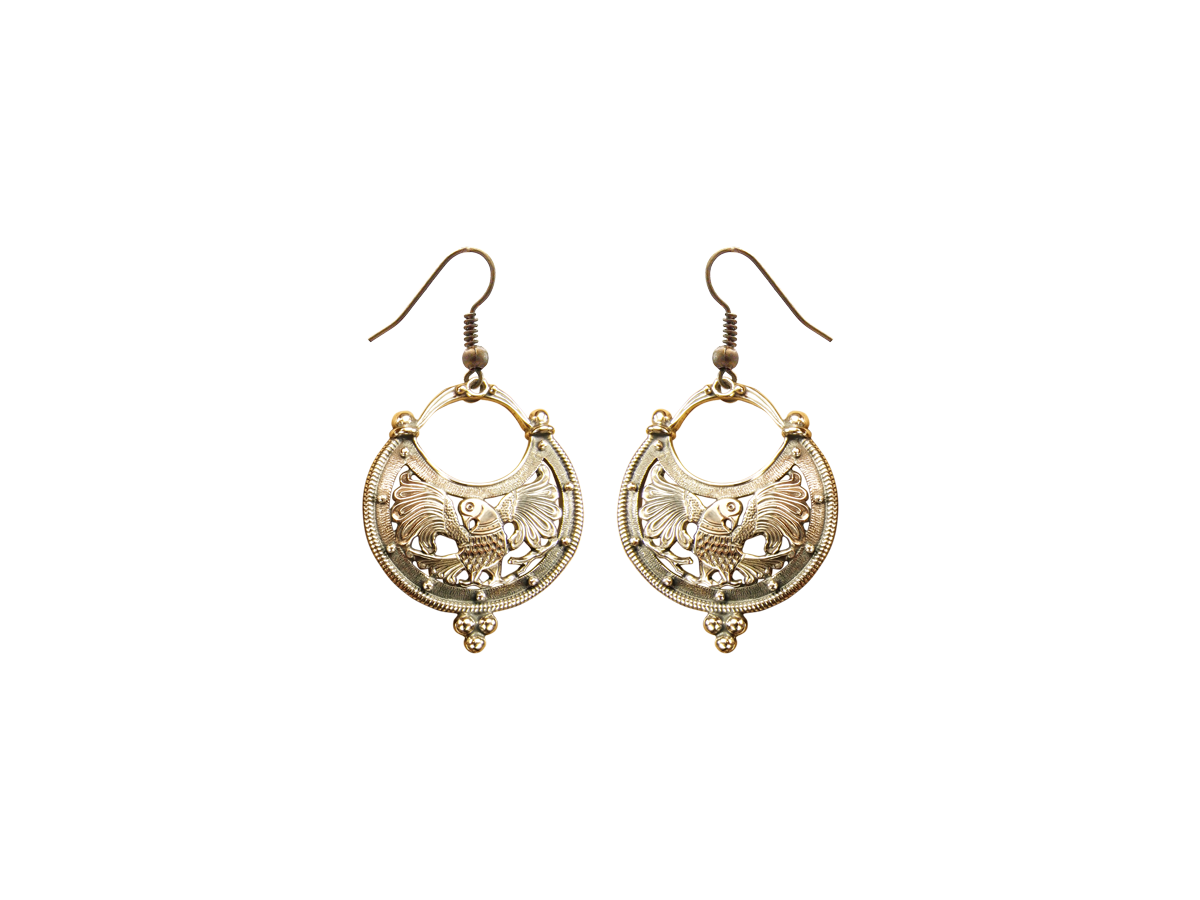 Earrings "Firebird"