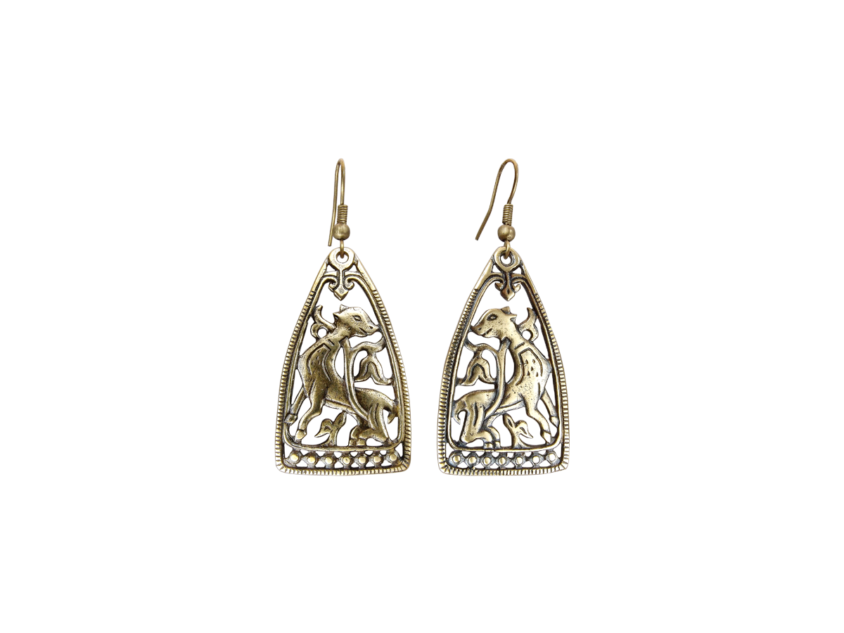 Earrings "Wonderful beast"