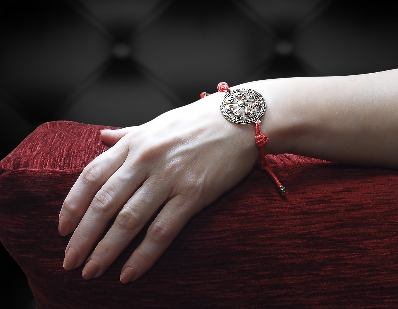Bracelet-lace "Segner's wheel"