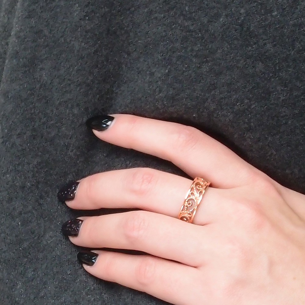 Ring "Ruslana" slotted untinted