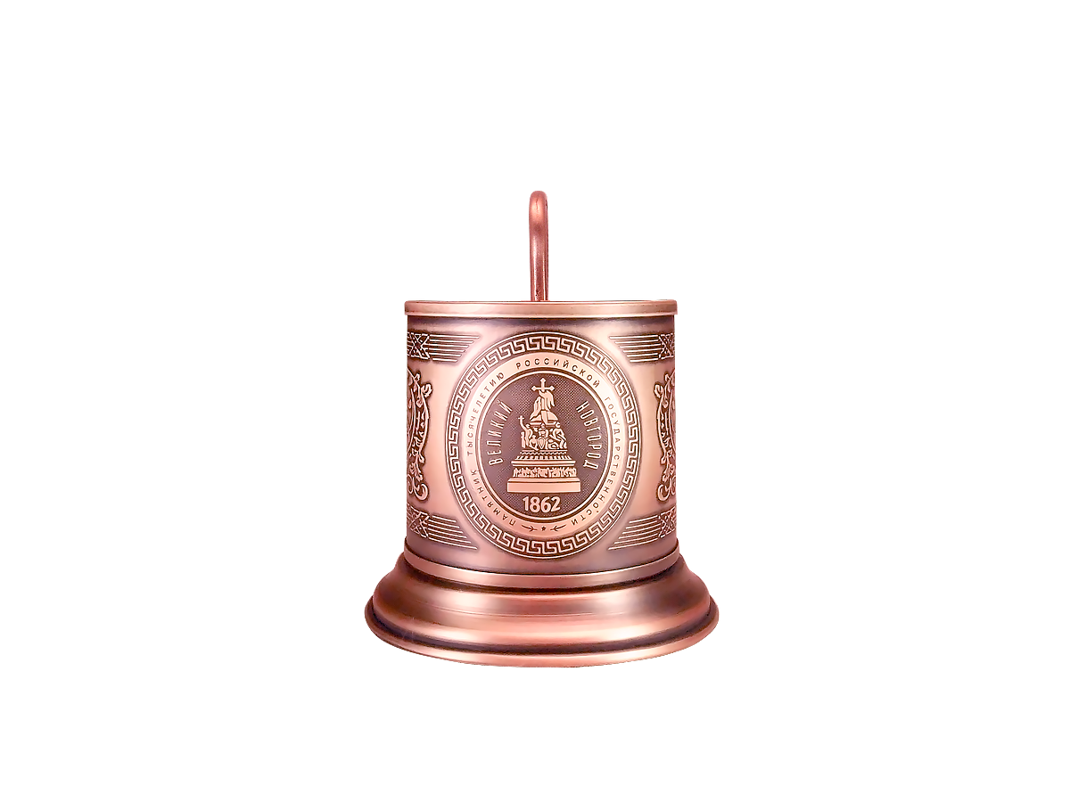 Glass holder "Monument to the Millennium of Russian Statehood. Veliky Novgorod".