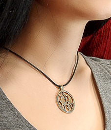 Slotted pendant "Terekhovskie birds"