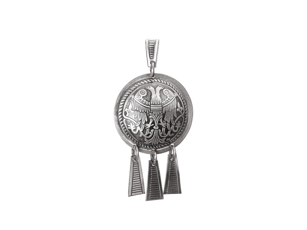 Pendant noisy "Two-headed bird"