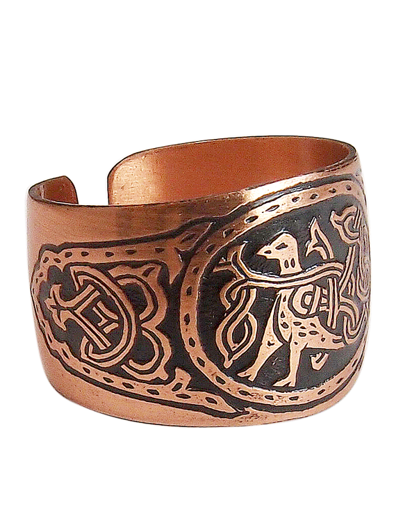 Ring "Bird with entwined tail"