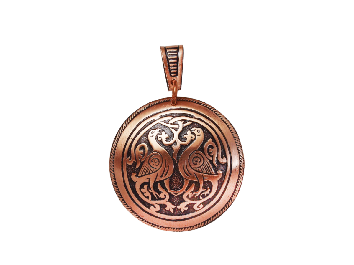 Pendant "Suzdal pigeons"