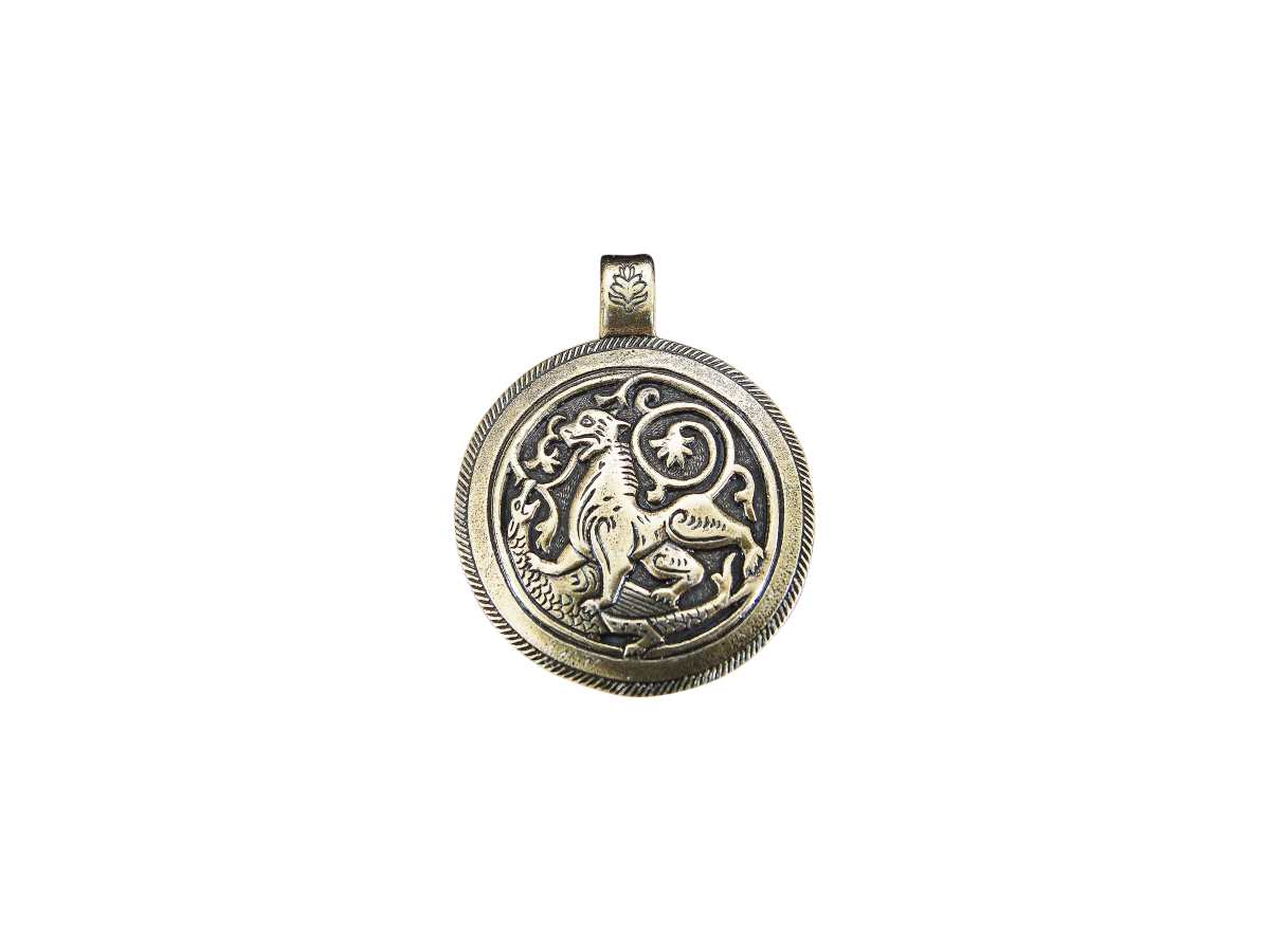 Cast pendant "Suzdal lion"
