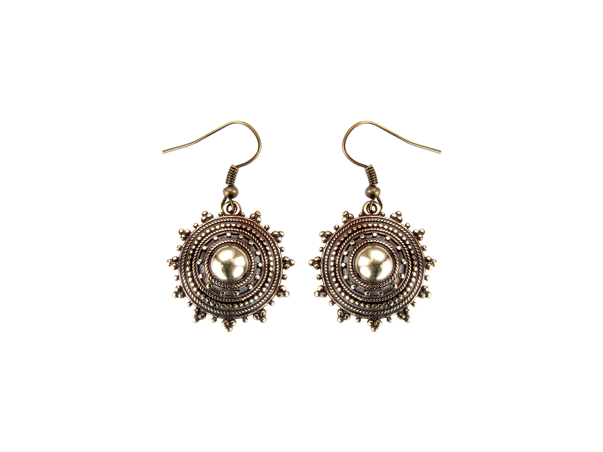 Earrings "Sunseeds"