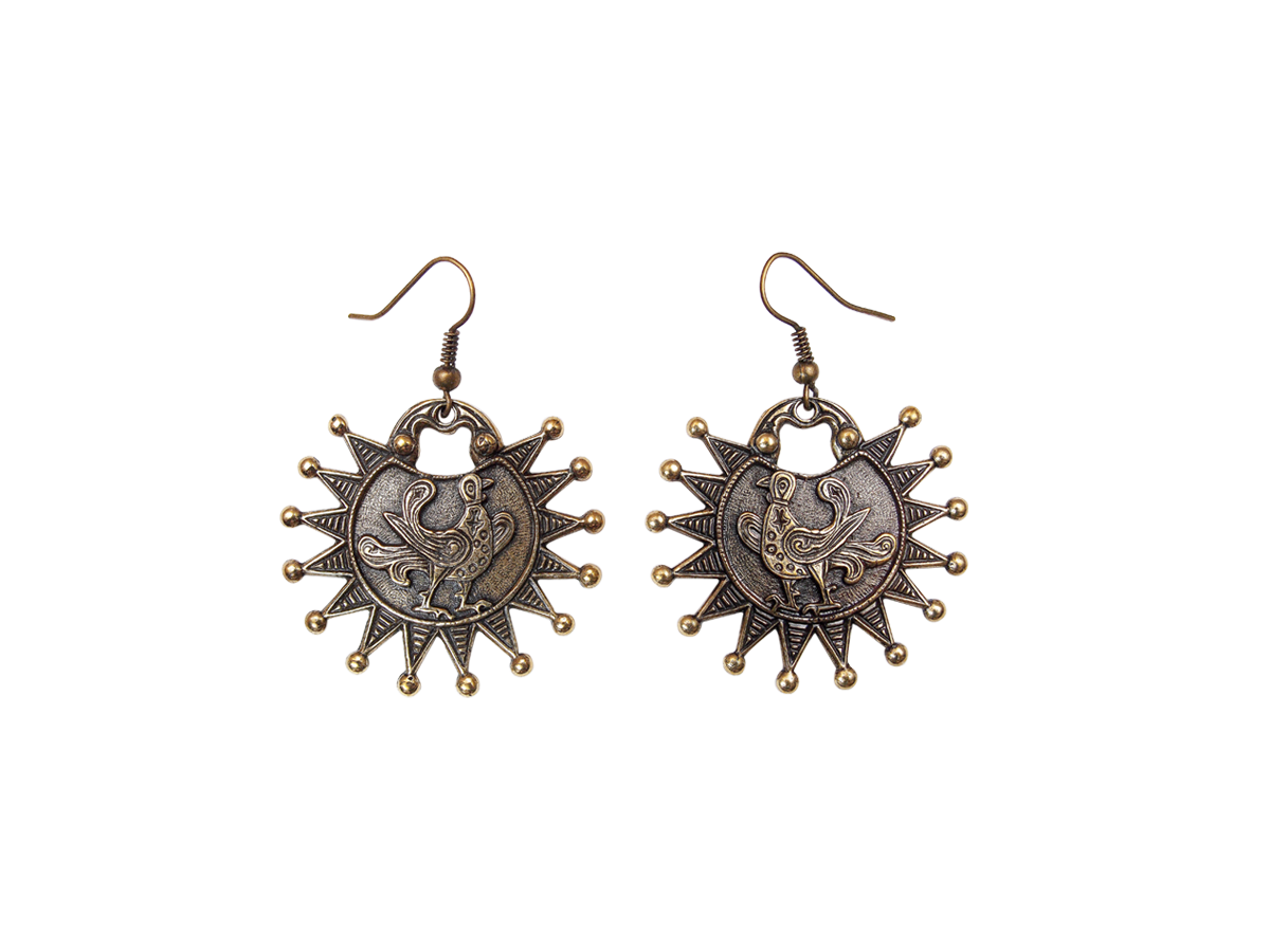 Earrings "Prince-birds"