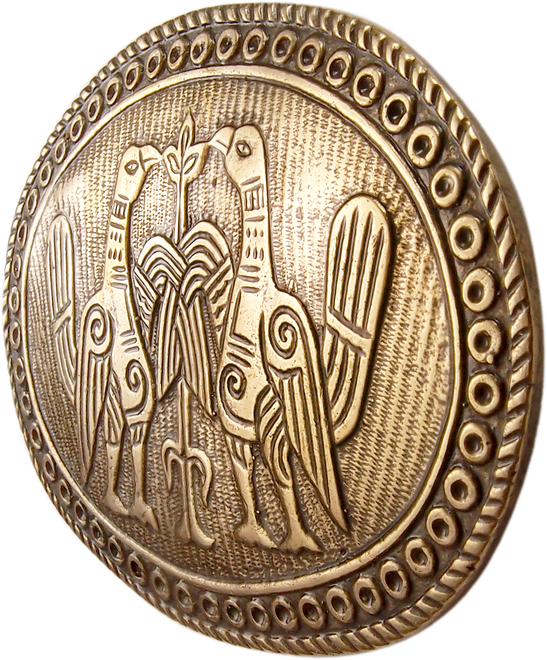 Brooch "Adorable doves"