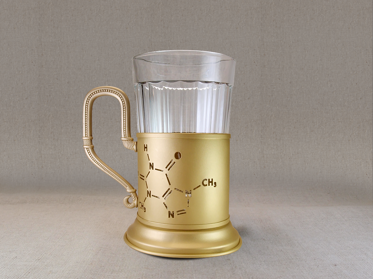 Welt coaster "Chocolate - chemical formula"
