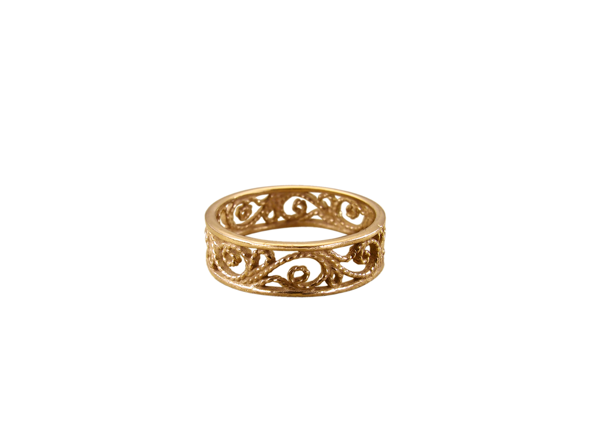 Ring "Ruslana" slotted untinted