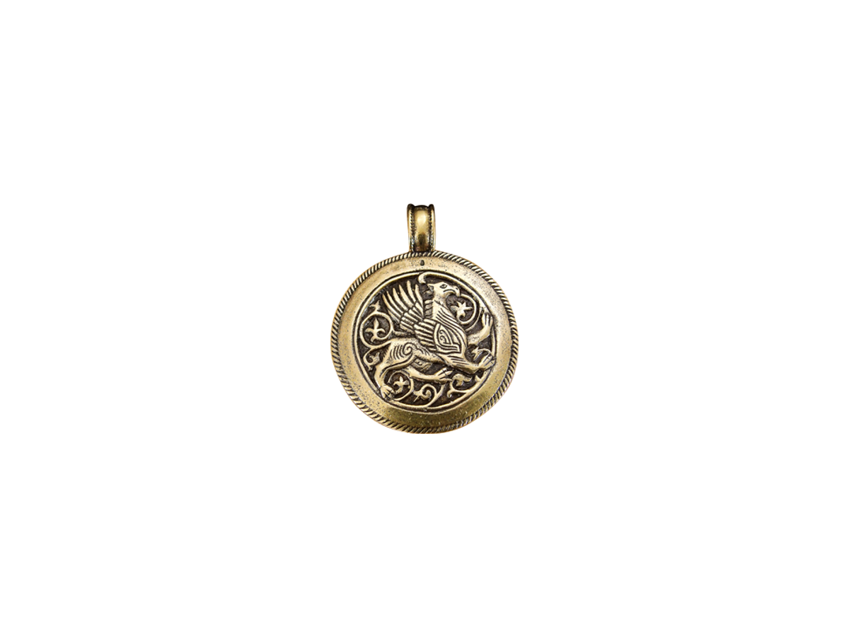 Cast pendant "Suzdal Griffin"