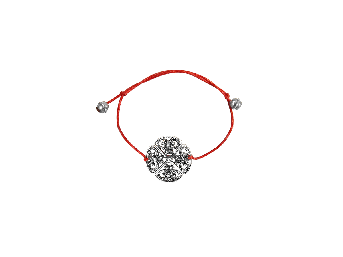 Bracelet-lace "Peony"