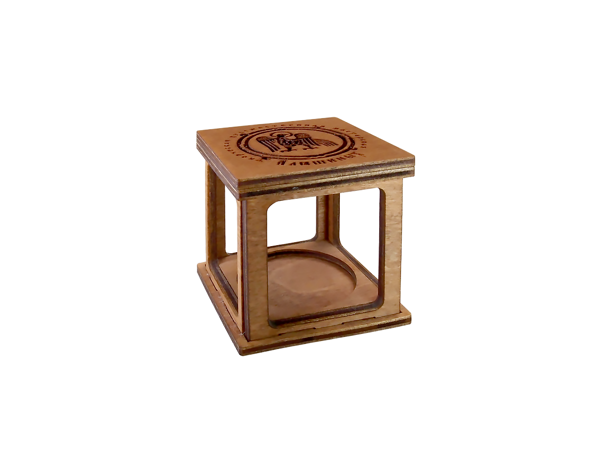 Souvenir box-18 for bells No. 2.5. Wood.