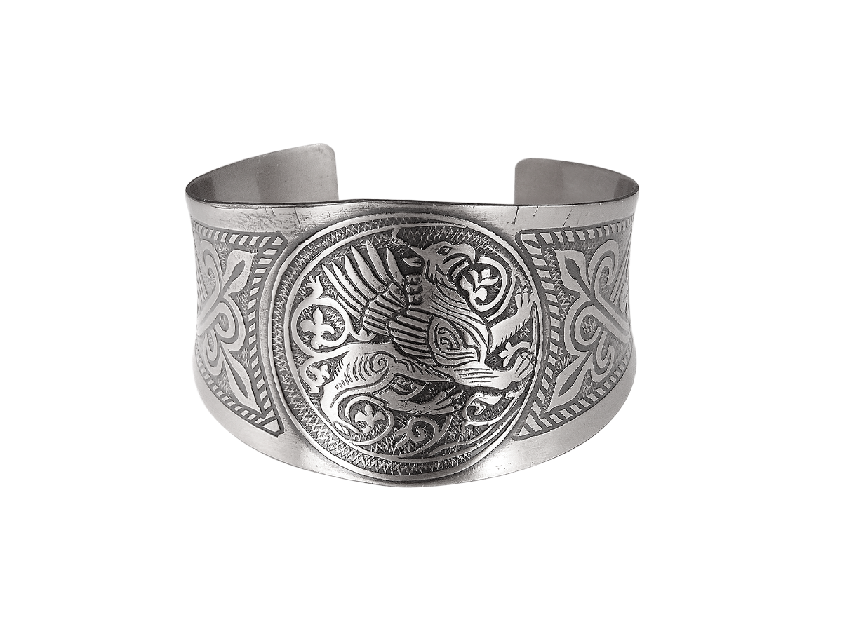 Concave bracelet "Suzdal griffin"