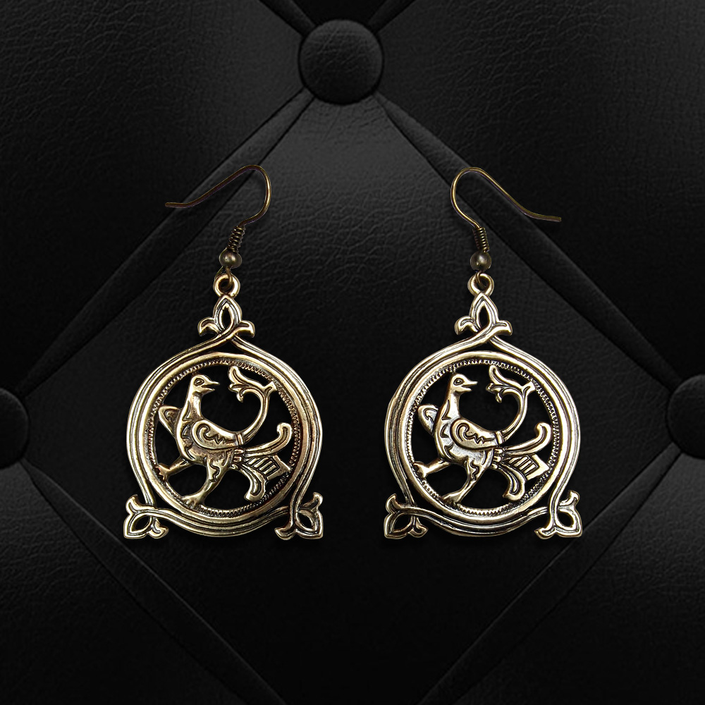Earrings slotted "Turtle"