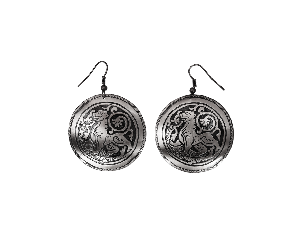 Earrings "Suzdal lion"