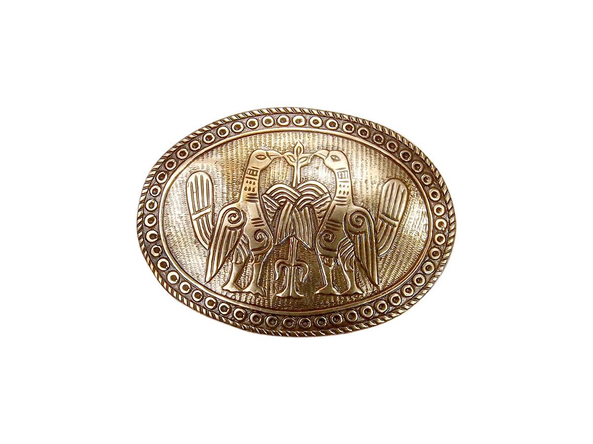 Brooch "Adorable doves"