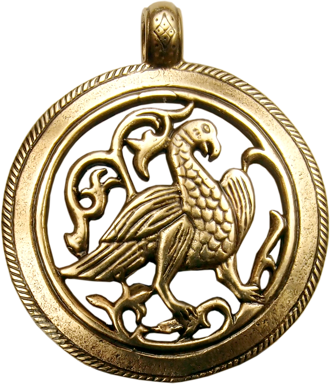 Slotted pendant "Suzdal bird"