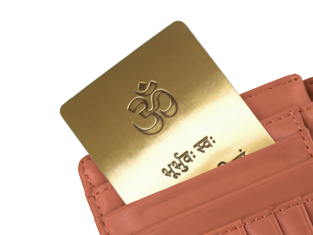 Purse prayer "Gayatri Mantra"
