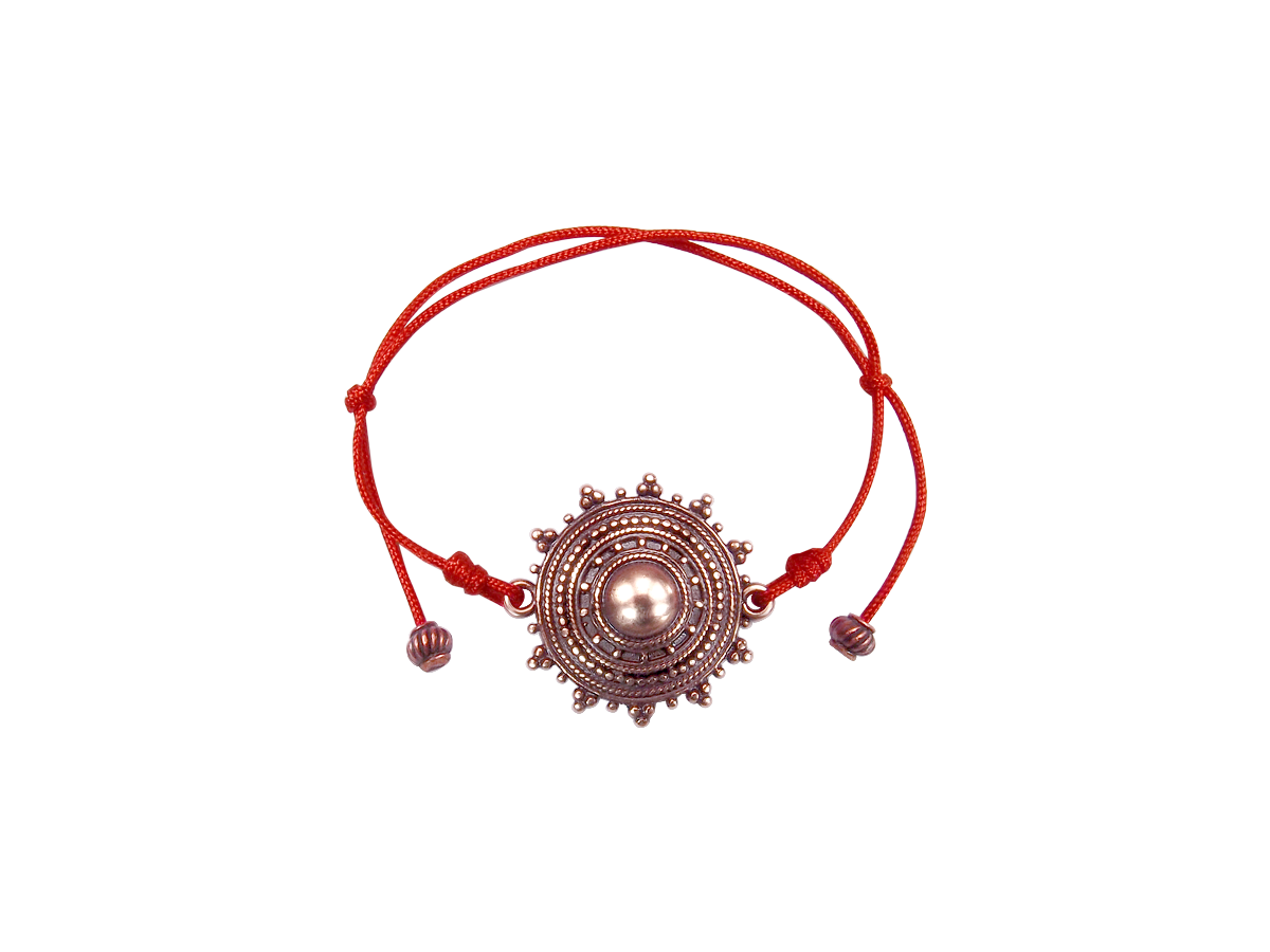 Bracelet-lace "Sun seeds"