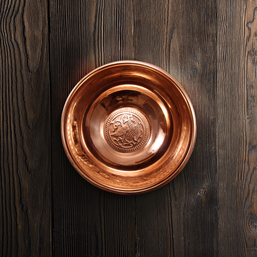 Bowl "Suzdal bird". Glossy