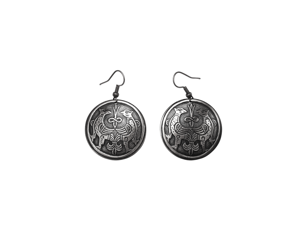 Earrings "Terekhovskie birds"