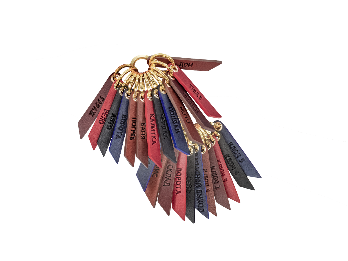 Большой набор брелоков для ключей