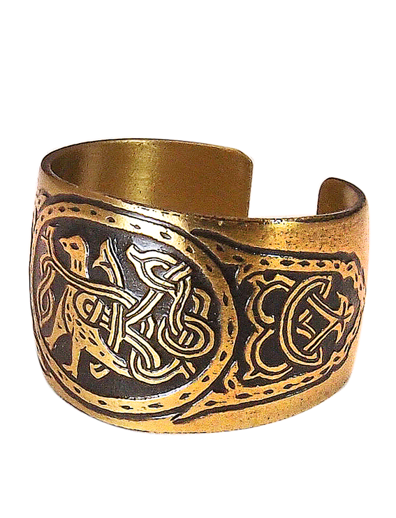 Ring "Bird with entwined tail"