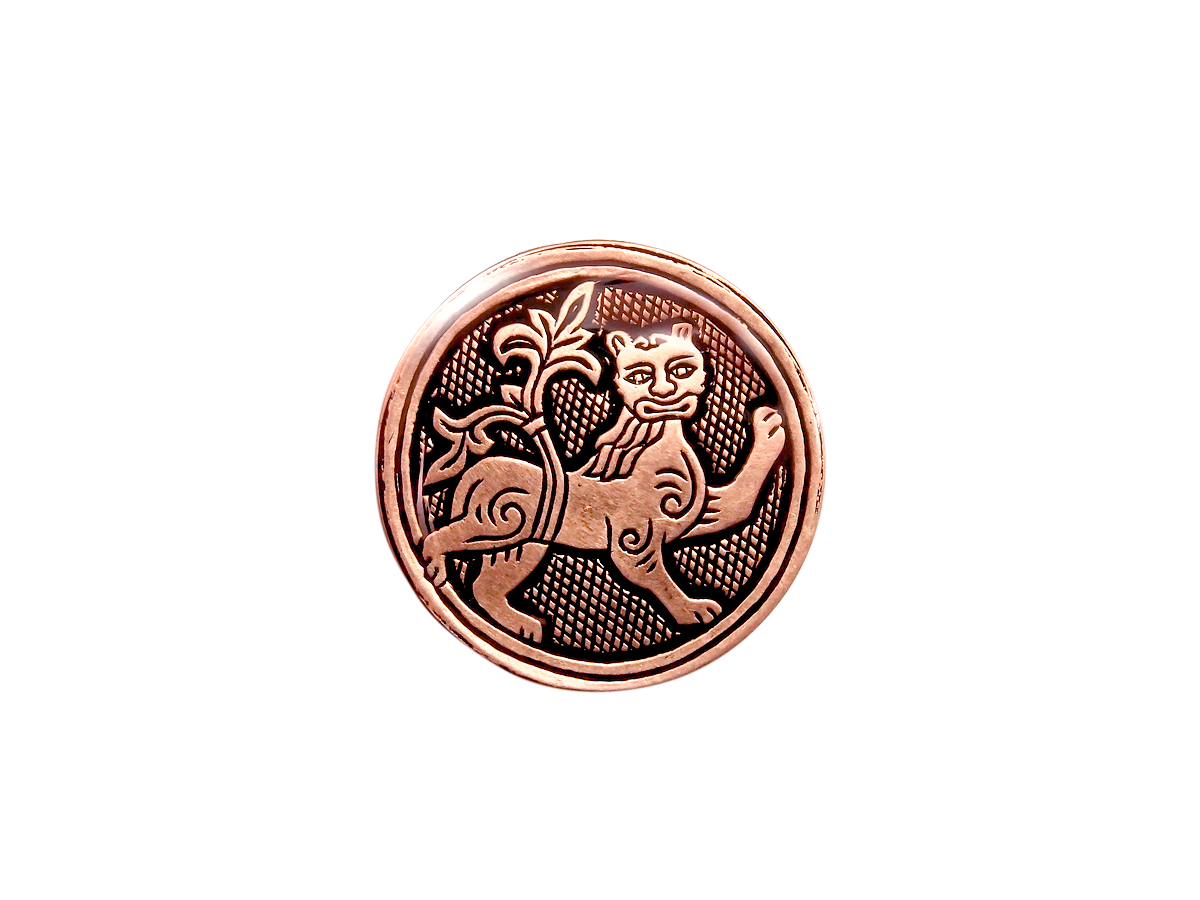 Magnet "Lion with a flourishing tail"