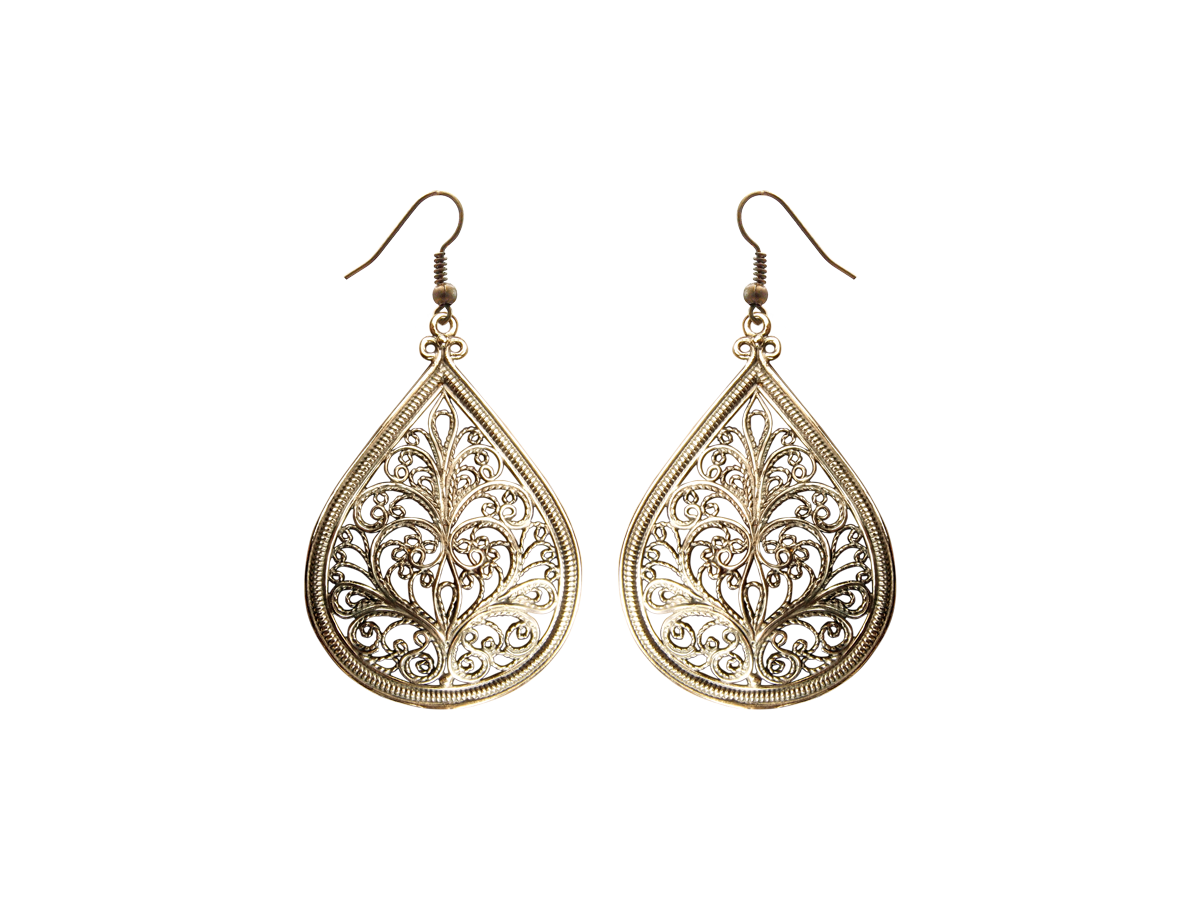 Earrings "Snow patterns"