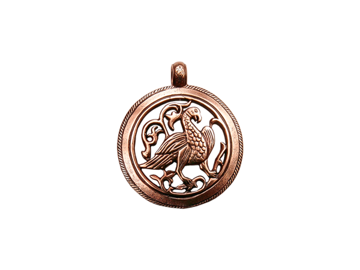 Slotted pendant "Suzdal bird"