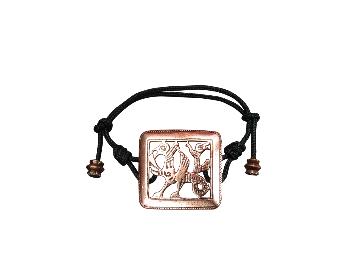 Bracelet-lace "Double-headed griffin"