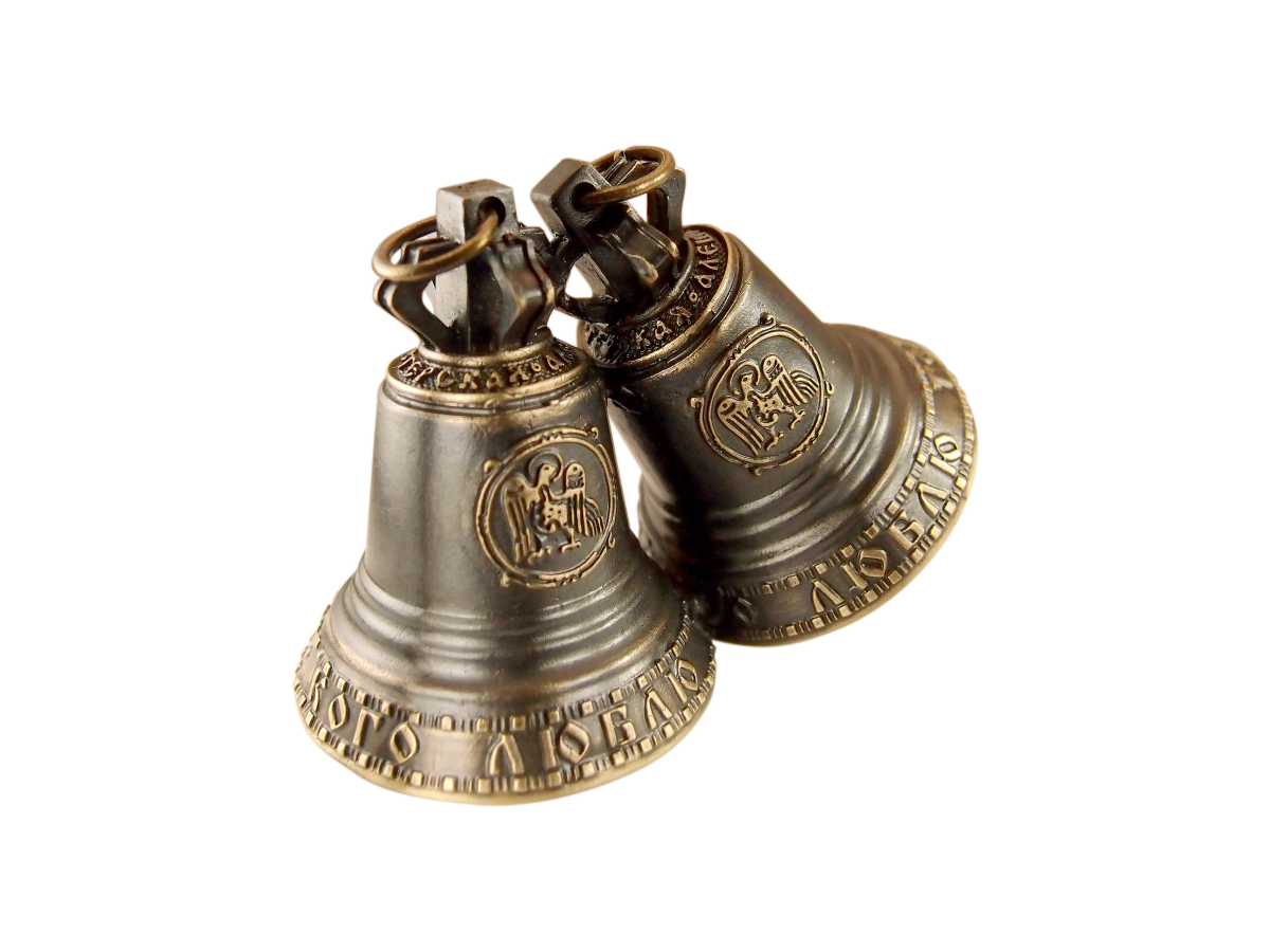 Big wedding bells "Whom I love that I give."