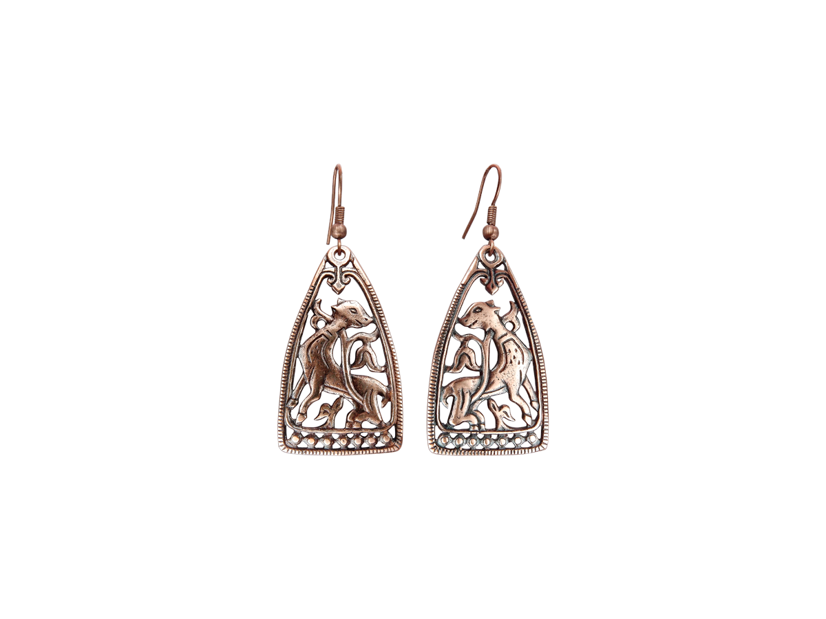 Earrings "Wonderful beast"